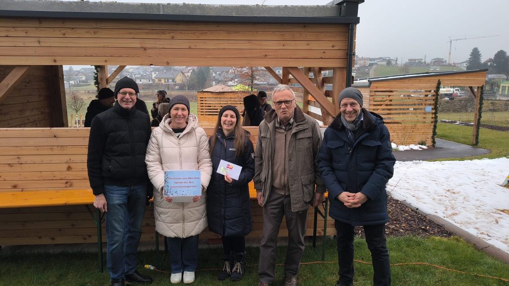 Spendenübergabe Generationengarten